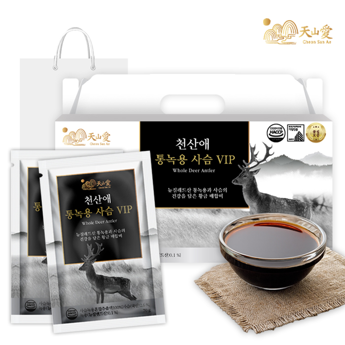 천산애 통녹용 사슴VIP (70g x 30포)