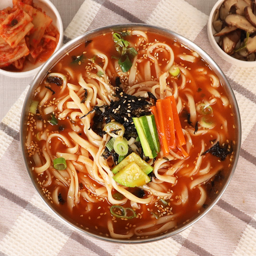 [생면/냉동]장칼국수 5인분(칼국수1kg+장칼국수소스5봉)