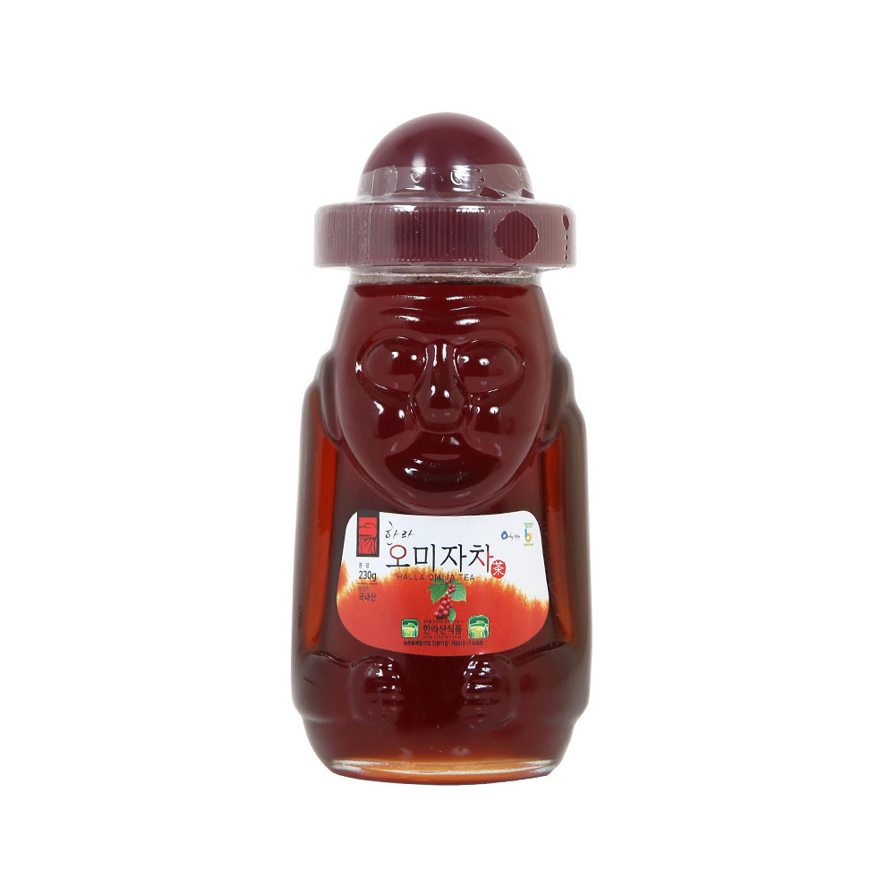 제주하우스 한라산 오미자차 (하)유리병 230g