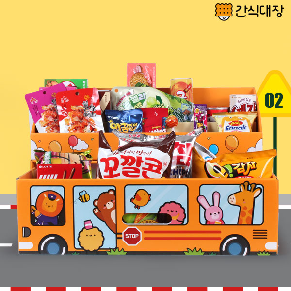 재미와 맛을 한번에 스낵버스26종 과자선물세트