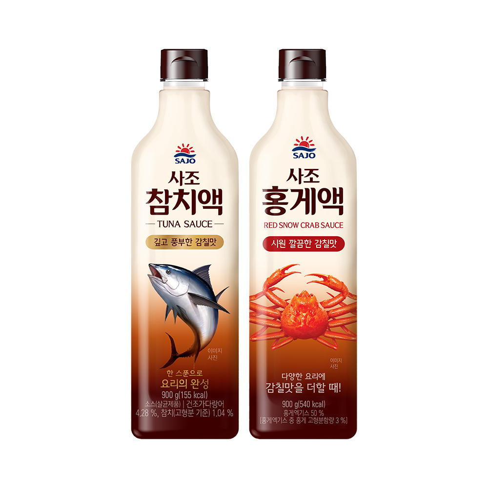사조 참치액 900g +홍게액 900g