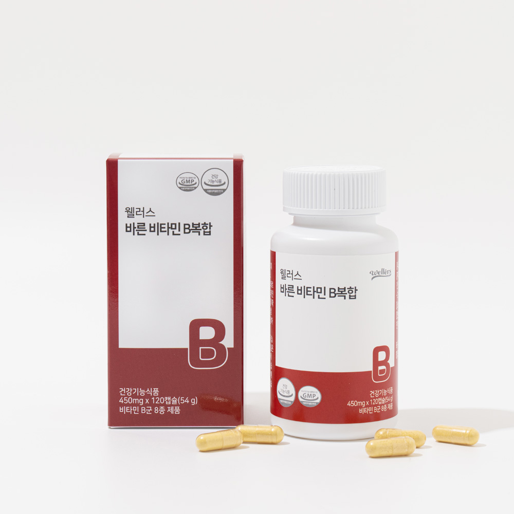 웰러스 바른 비타민B복합 450mg*120캡슐