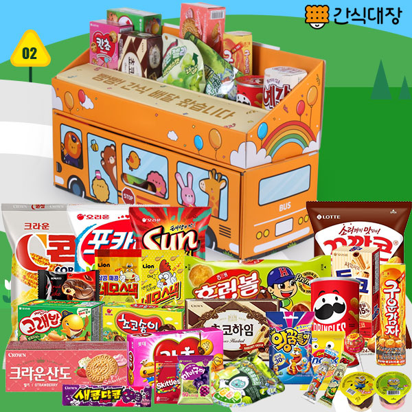 재미와 맛을 한번에 스낵버스26종 과자선물세트