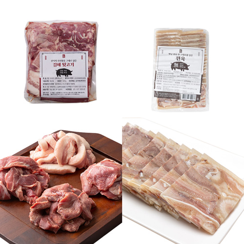 [부산미식여행]김해 냉장뒷고기500g+냉장돼지머리편육500g