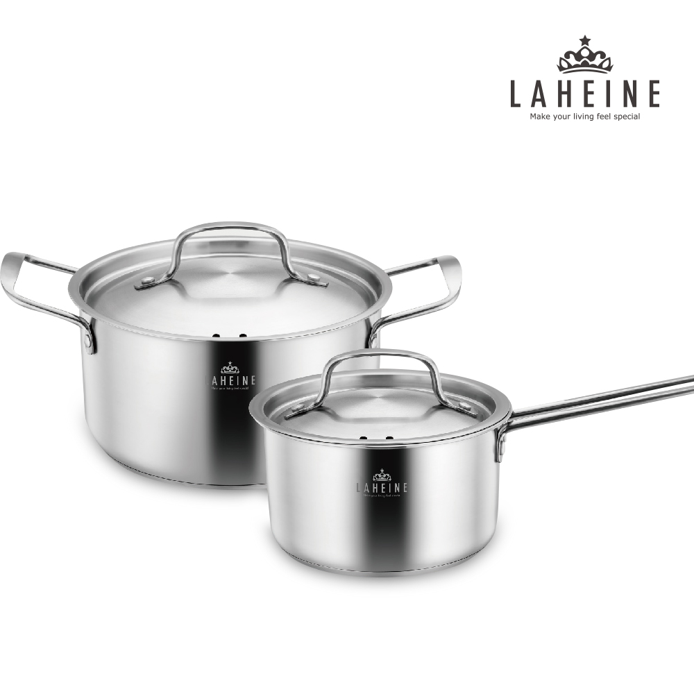 [라헨느] 더 퀸 포토프 스테인레스 IH 냄비 2종 (편수16,양수18)
