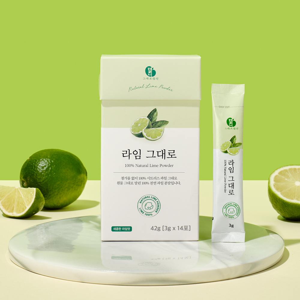 그대로말린 라임 그대로 14포 1박스