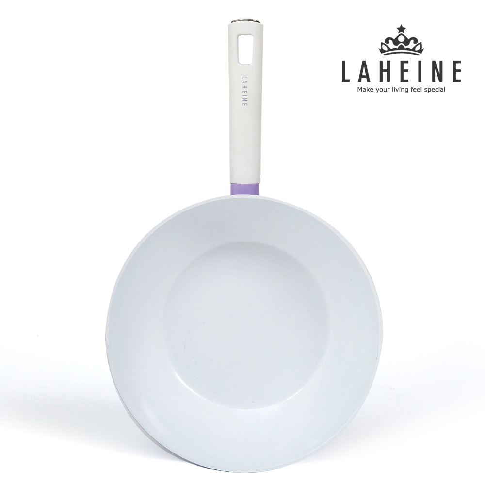 [라헨느] 더 퀸 포토프 퍼플 세라믹 IH WOK 28cm
