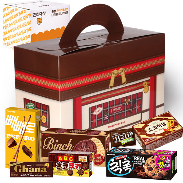 발렌타인데이 화이트데이 선물 추천 최고의 간식 선물세트 피크닉 달콤도시락 7종