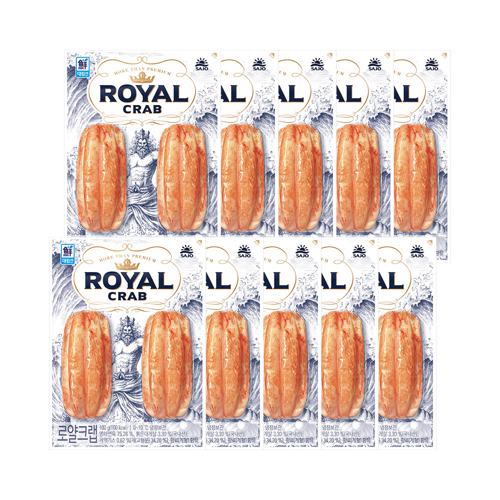 대림선 로얄크랩 100g x 10개