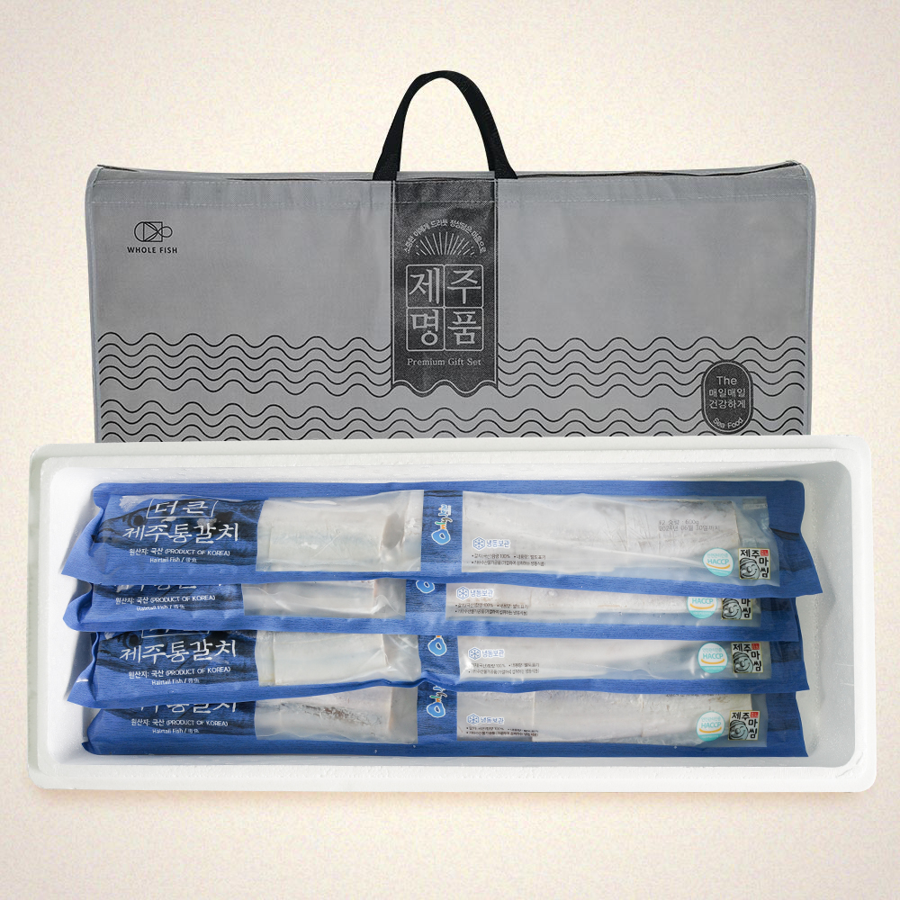 제주하우스 모드락 제주 모드락통통갈치프리미엄  600g x 4팩