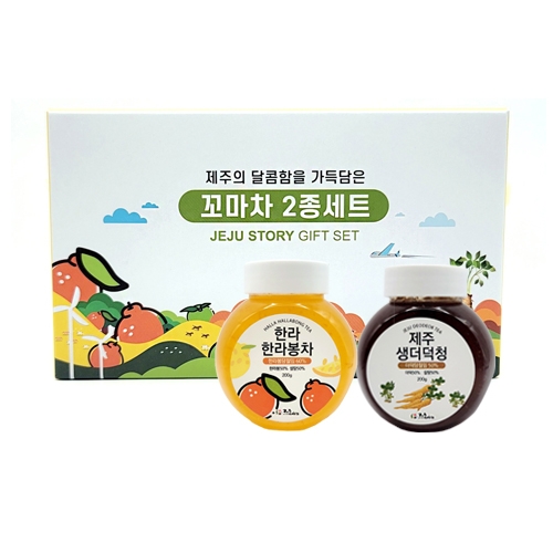 제주하우스 꼬마차류 2종세트(한/더)  200g*2ea