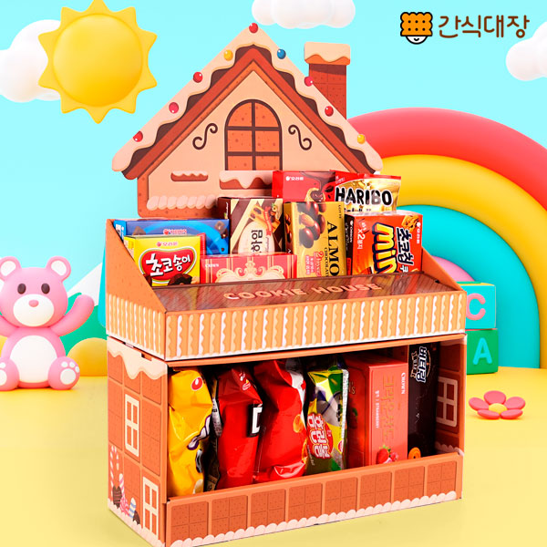 어린이날 추천 쿠키하우스 2단 과자박스 23종
