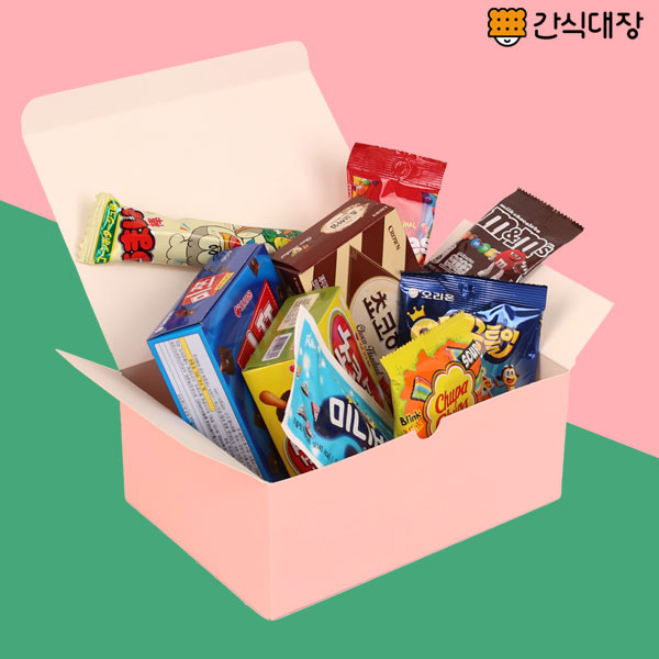 달콤간식가득 젤리가득 인기과자선물세트 핑크스마일 젤리젤리 9종