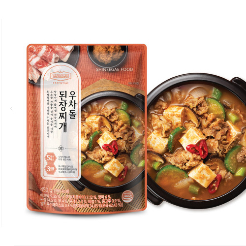 호텔컬렉션 에센셜 김치찌개 450g 2개 + 된장찌개 450g 2개