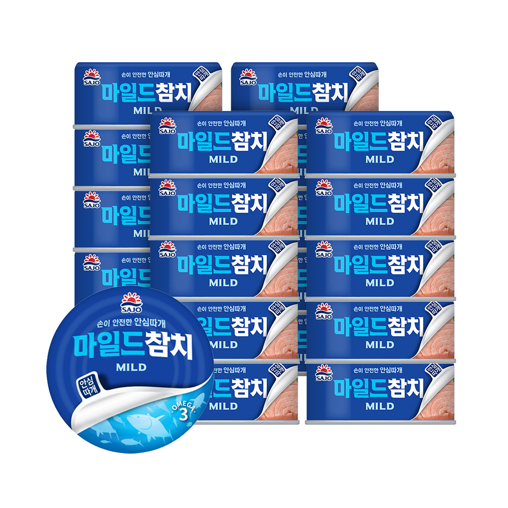 사조 안심따개 마일드참치 85g 20개