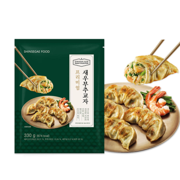 마스터컬렉션 프리미엄 새우부추교자 330g X 2팩