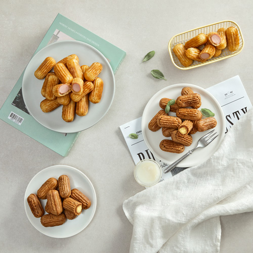 미니츄러스 500g 커스터드1봉+소시지1봉