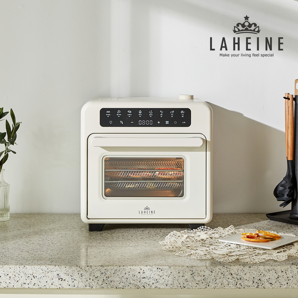 [라헨느] 더 퀸 304 올스텐 디지털 스팀오븐 에어프라이어 16리터 (식품건조기능) LHN-OV3200W