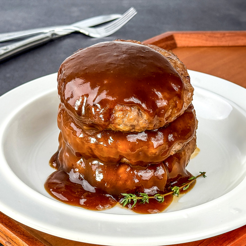 [귀빈정] 홈스토랑 명작 한돈 함박스테이크 (함박2개+데미소스2개)