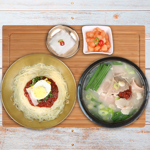 [부산미식여행] 부산밀면10인분+비빔장500g+돼지국밥600g 2봉