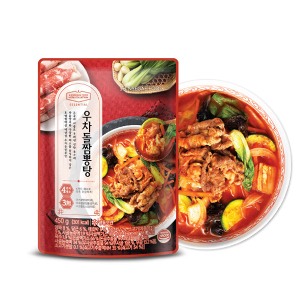 호텔컬렉션 에센셜 우차돌짬뽕탕 450g 2개+우차돌마라탕 450g 2개