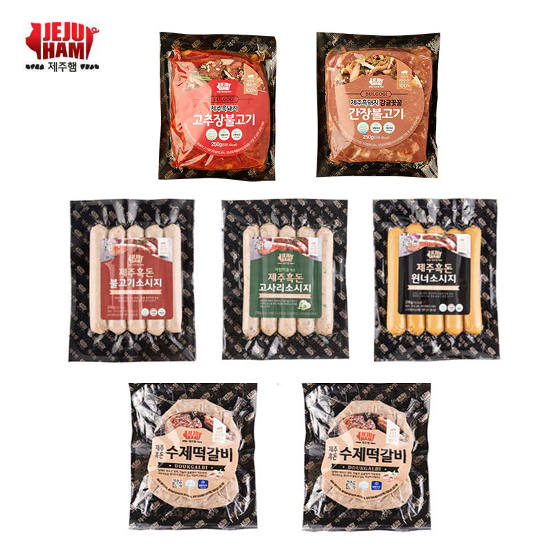 제주하우스 제주흑돼지 종합 감사세트 7종세트