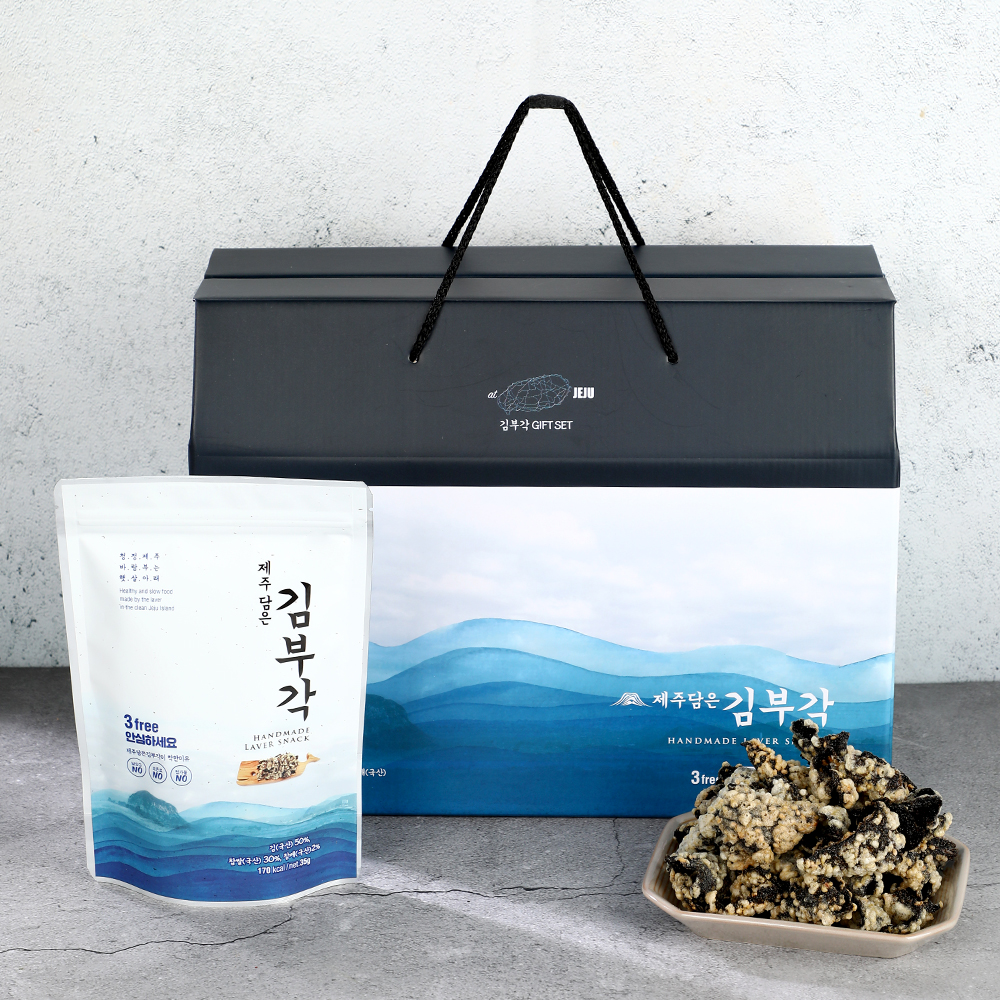 제주하우스 제주 수제 김부각 35g 10팩 선물세트