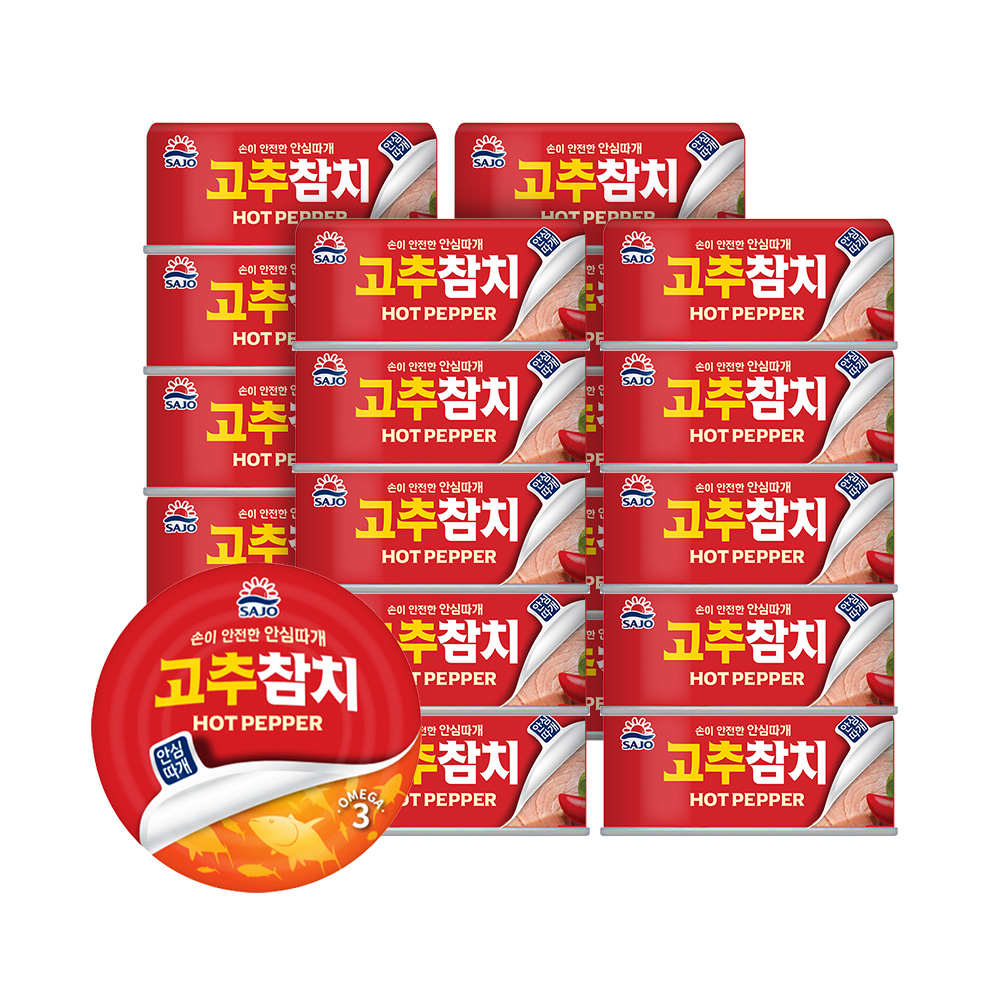 사조 안심따개 고추참치 85g 20개