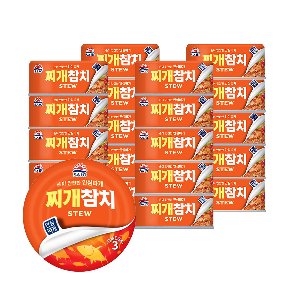 사조 안심따개 찌개참치 100g 20개