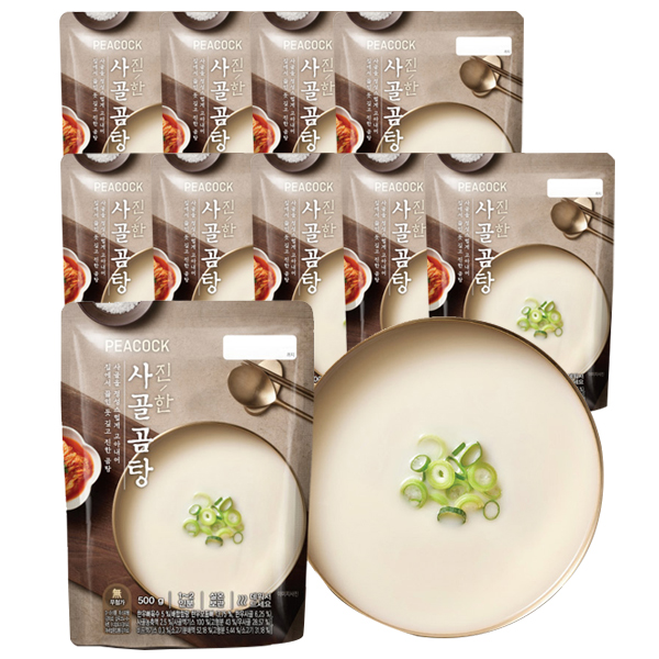피코크 진한 사골곰탕 500g 10개