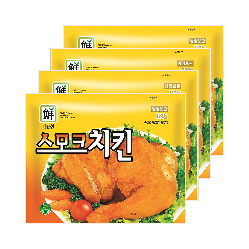 사조 대림 스모크치킨 180g x 4개