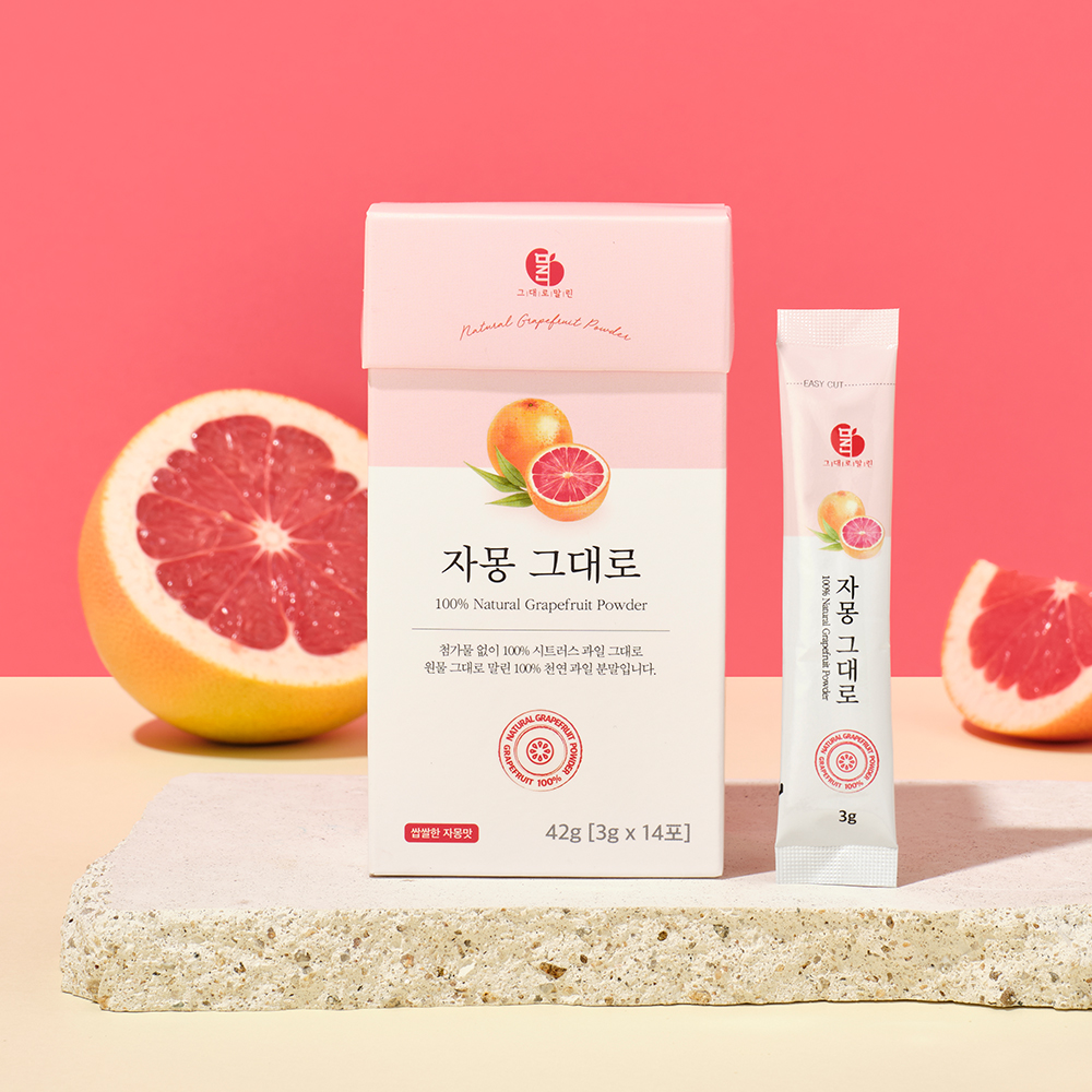 그대로말린 자몽 그대로 14포 1박스