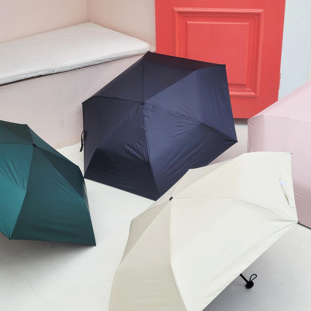 크로반 3단우산 지퍼파우치 초경량 접이식 우산 KR33