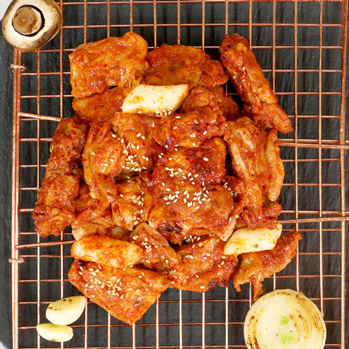 장수춘천닭갈비 매운맛500g 2개+간장맛500g 1개