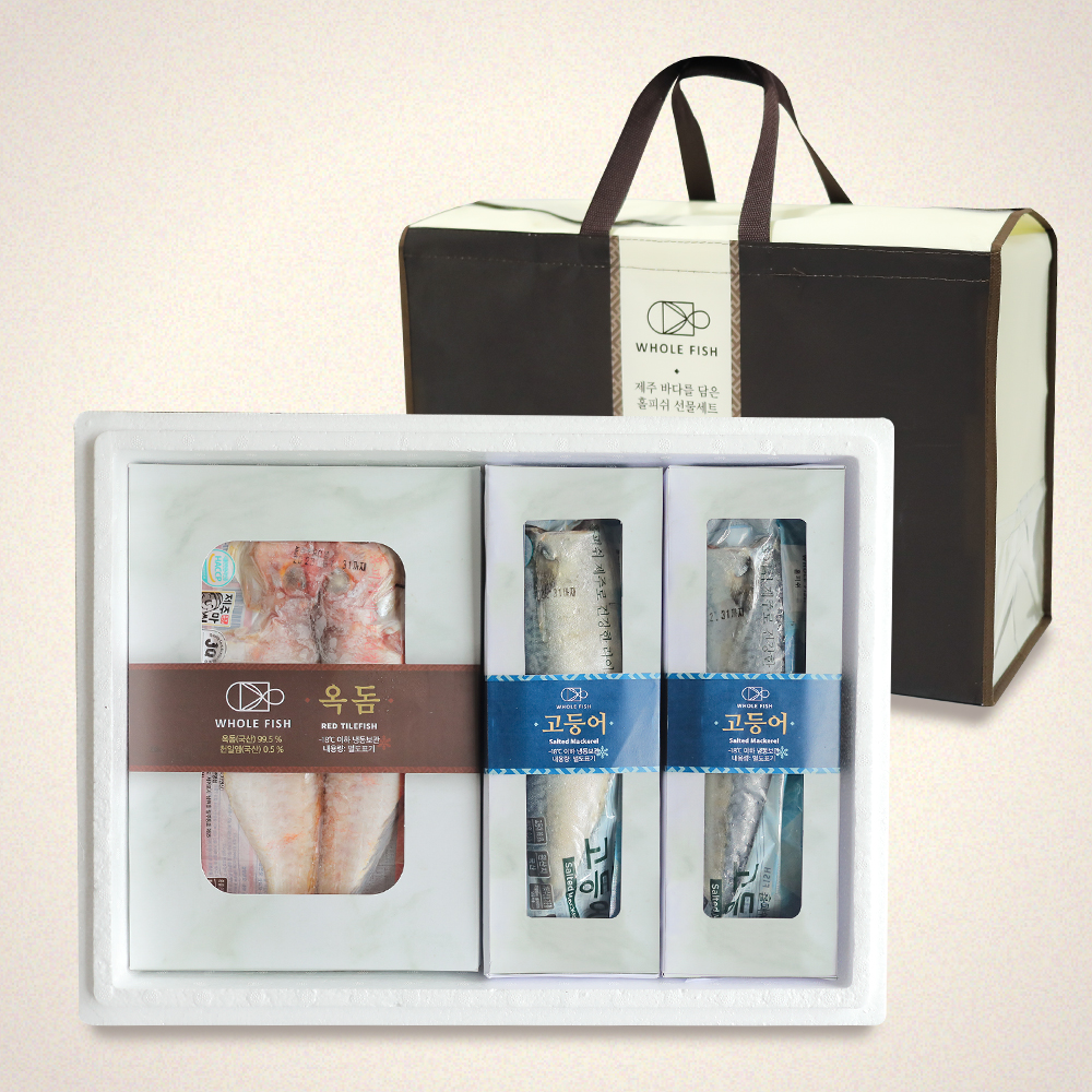 제주하우스 모드락 옥돔고등어혼합프리미엄  옥돔230g x 2p 고등어(2p/400g) x 2p