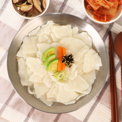 [생면/냉동]홍두깨 수제비 5인분 세트(수제비1kg+멸치맛스프5봉)