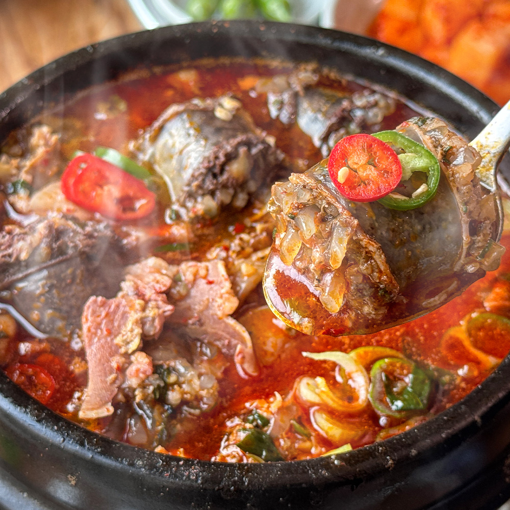 [귀빈정] 프리미엄 얼큰찹쌀 순대국 600g