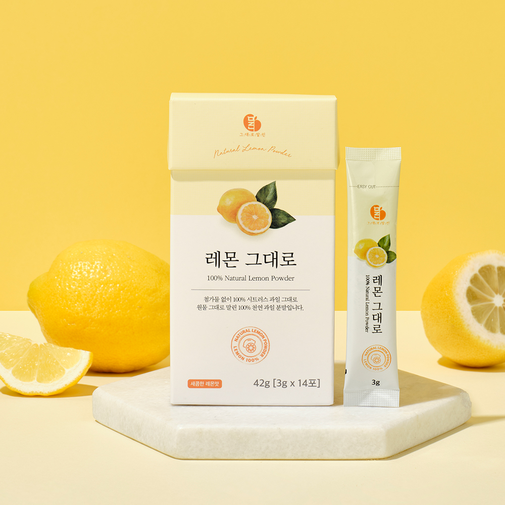 그대로말린 레몬 그대로 14포 1박스