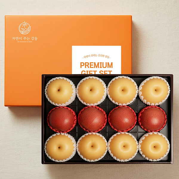 [믿음곳간] 자연의감동 혼합과일2호 사과4개+배8개 5kg