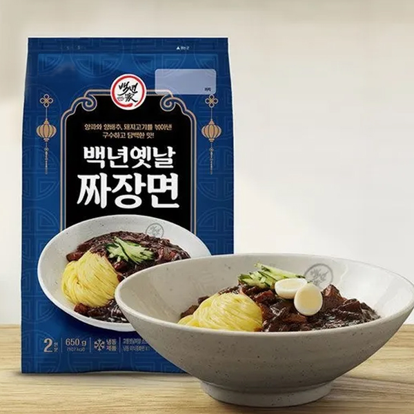 백년옛날짜장면 2팩 세트(단일),4인분