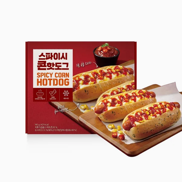 스파이시콘 핫도그 420g
