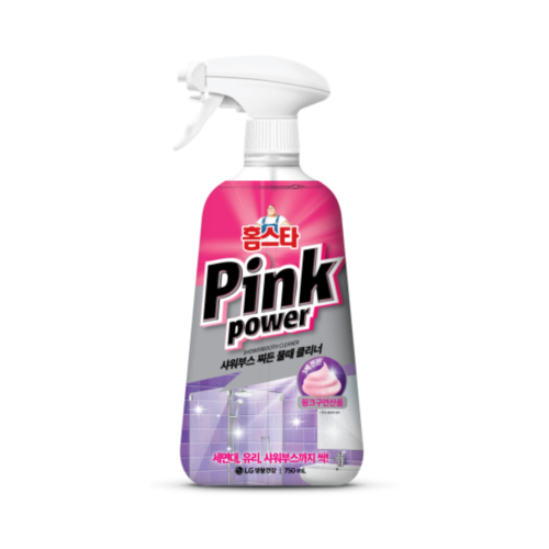 홈스타 핑크파워 샤워부스 찌든물때 클리너 750ml