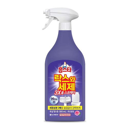 홈스타 락스와세제 3X 스프레이 후로랄 500ml