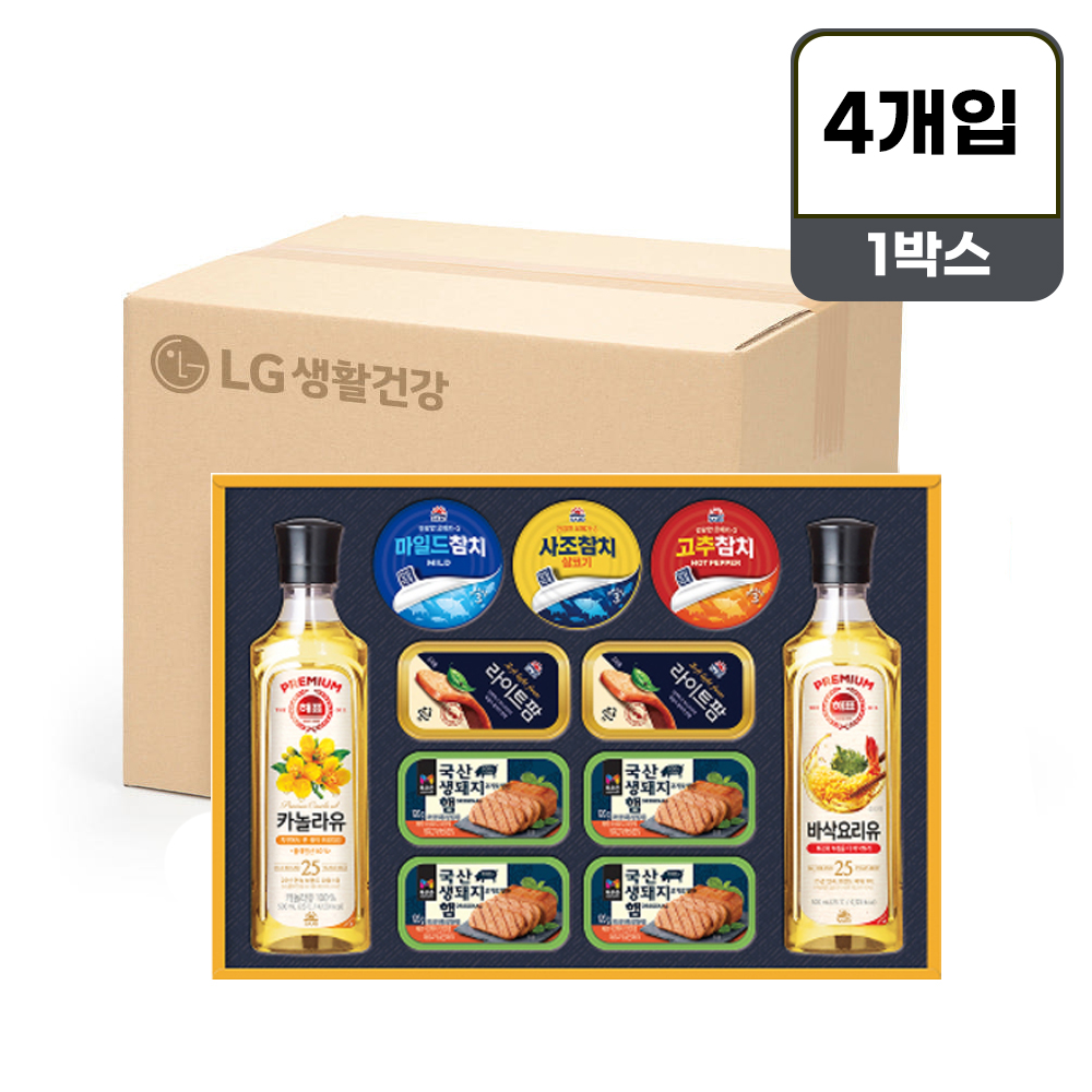 [26추석] 식품세트 프리미엄 햄복합 S5호(A6) 1박스(4개입)