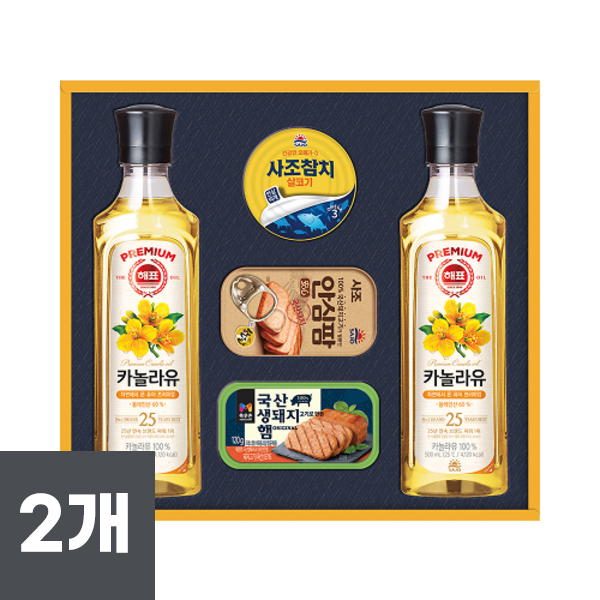[26추석] 식품세트 프리미엄 햄복합 A호(B5) 2개묶음