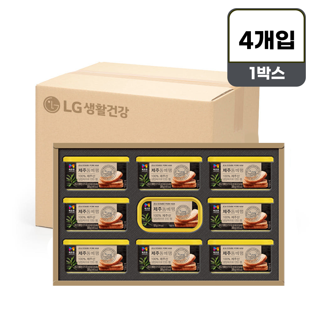 [26추석] 식품세트 제주돔베팸 1호(B5) 1박스(4개입)