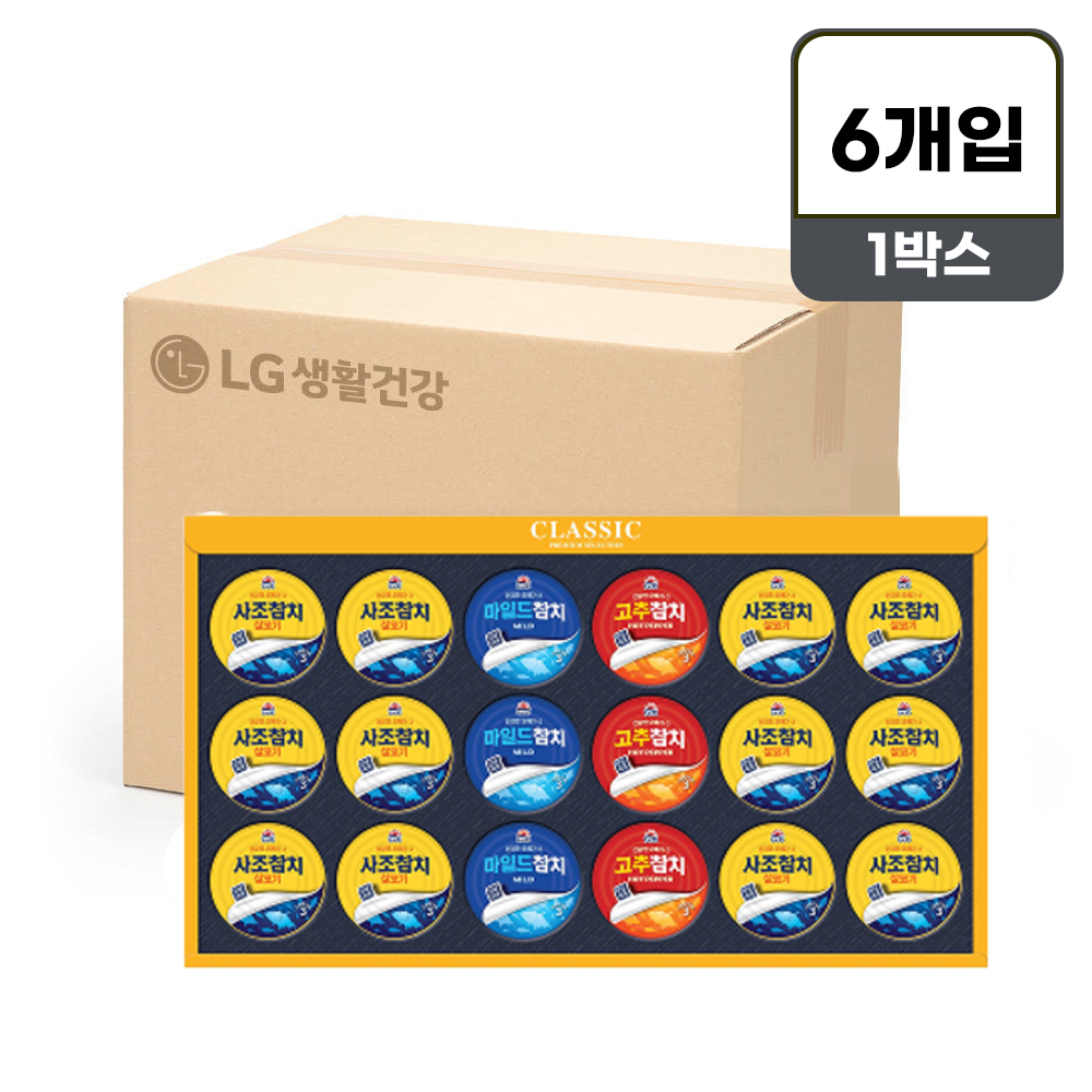 [26추석] 식품세트 프리미엄 참치스페셜 3호(A6) 1박스(6개입)