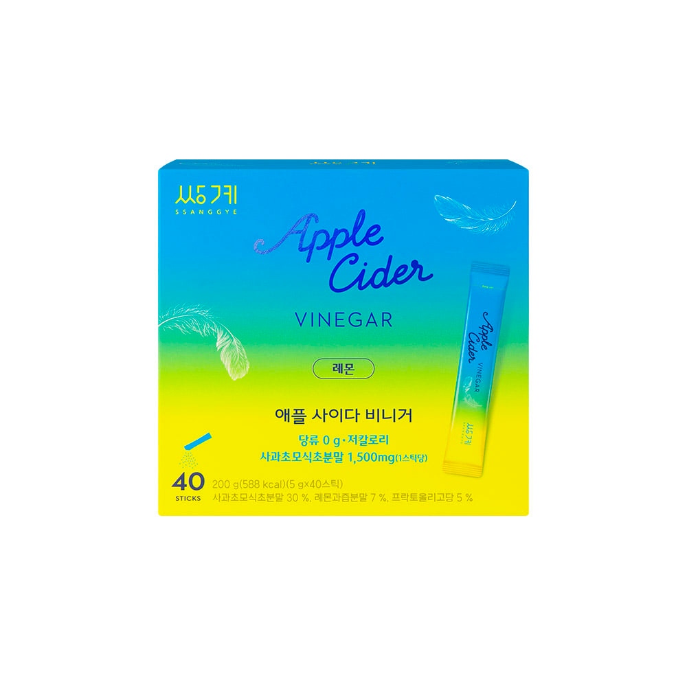 [쌍계명차] 애플사이다비니거 레몬 40스틱