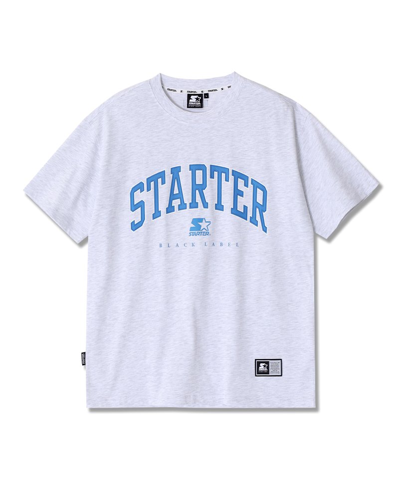 스타터 3D 로고 반소매 티셔츠 (라이트블루) SA232ISS05_LBU