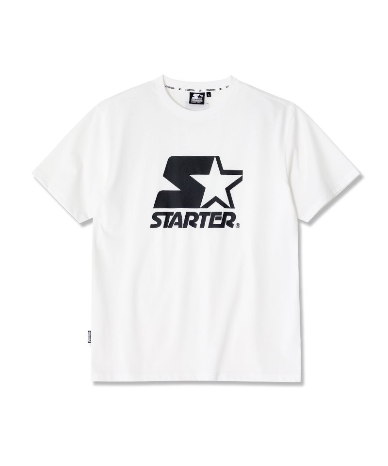 스타터 에센셜 빅스타 반소매 티셔츠 (오프화이트) SA232ISS01_OWH